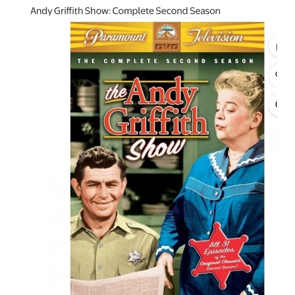 Andy Griffith Show: Complete Second Season DVD, 31 Episodes, Paramount NWT - Picture 1 of 5
